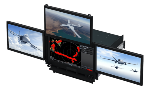 Captec RD-02 19” Rack Quad Display Captec RD-02 19” Rack Quad Display